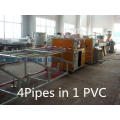 In1 4pipes morrer a linha de produção de tubos de PVC de 12mm a 630mm